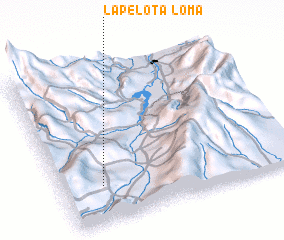 3d view of Loma La Pelota